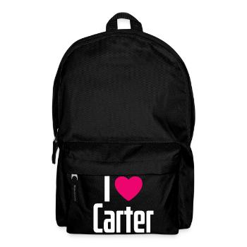 J’aime Carter Coeur rose J’aime Carter - Sac à dos - noir - Devant