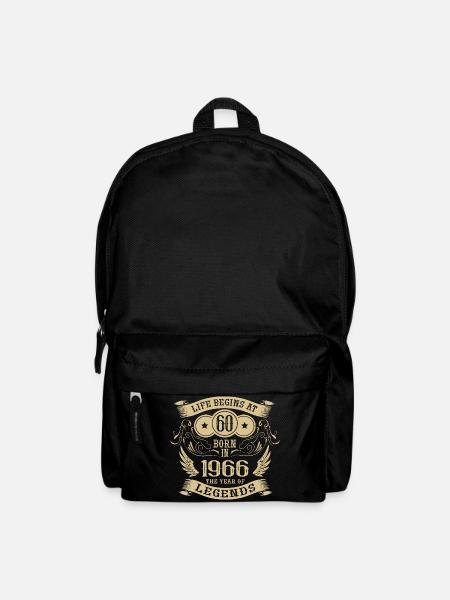 60e anniversaire Angel Vintage 1966 Légendes - Sac à dos - noir
