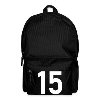 15. 15 YEARS. 15th ANNIVERSARY. 15 YEAR ANNIVERSARY. - Backpack - black - Front