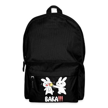 Baka Rabbit Slap Anime Lustiges Japanisches Otaku - Rucksack - Schwarz - Vorne