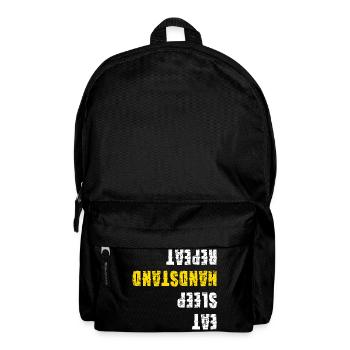 Eat Sleep Handstand Repeat Gymnastics - Backpack - black - Front