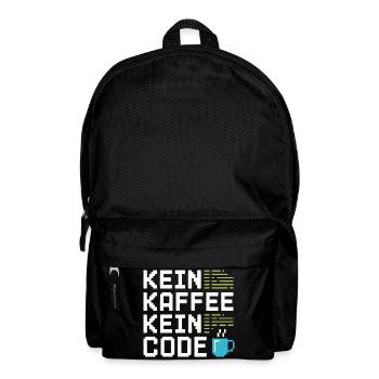 No Coffee No Code Programmer Computer Scientist - Backpack - black - Front