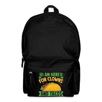 Circus Here For Clowns & Tacos Circus Performer - Rucksack - Schwarz - Vorne