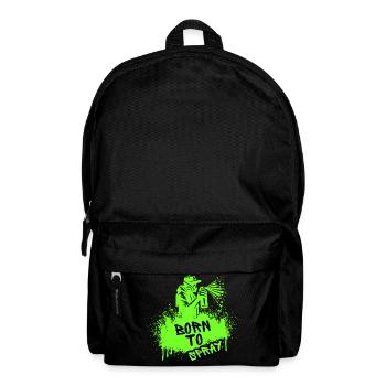 Born to Spray Art Urbain Graffiti Streetwear - Sac à dos - noir - Devant