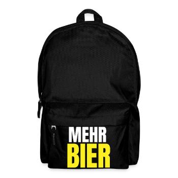 Mehr Bier Frühlingsfest 2026 – Lustiges Bier Fest - Rucksack - Schwarz - Vorne