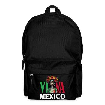 Mexiko Stolz & Heimat Mexikaner Mexico Flagge - Rucksack - Schwarz - Vorne