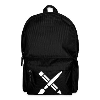 Brush, Pencil, Crafting, Art Icon - Backpack - black - Front