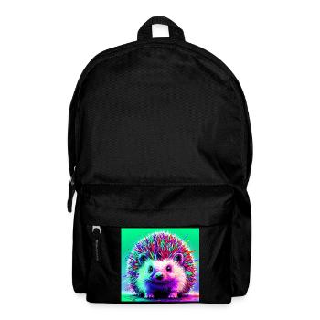 Igel - Rucksack - Schwarz - Vorne