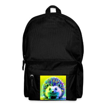 Igel - Rucksack - Schwarz - Vorne