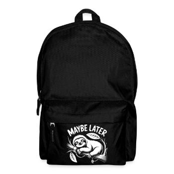 Paresseux de l’Humeur Paresseuse - Sac à dos - noir - Devant