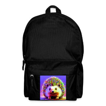 Igel - Rucksack - Schwarz - Vorne