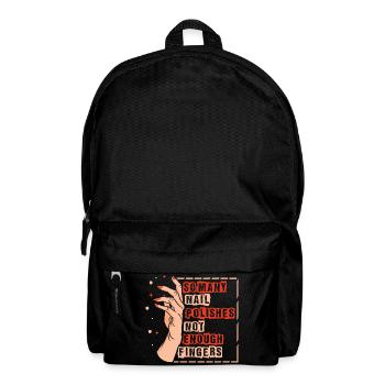 Nail Designer Nail Designer Cosmetics Nail Salon - Backpack - black - Front