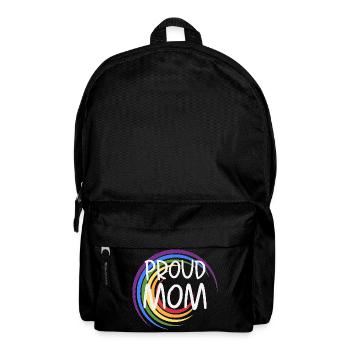 Proud Mom Rainbow - Backpack - black - Front