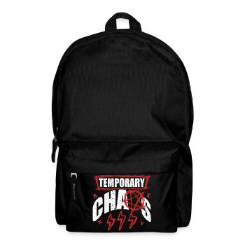 Punk For A Day Temporary Chaos - Backpack - black - Front