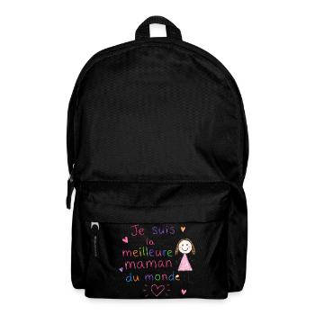 Je suis la meilleure maman du monde - Sac à dos - noir - Devant