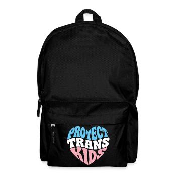 Pride Month LGBT – Schütze trans Kinder - Rucksack - Schwarz - Vorne