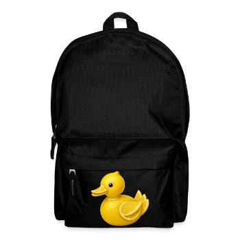 Lemon Duck | Cute Fruit Animal Motif - Backpack - black - Front