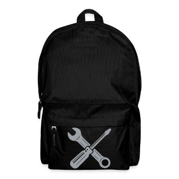 Mechaniker - Mechaniker Werkstatt Schrauber KFZ - Rucksack - Schwarz - Vorne