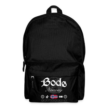 Souvenir de voyage Bodø Norway Streetwear - Sac à dos - noir - Devant