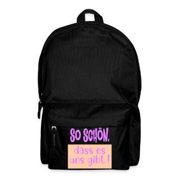 Verbundenheit Beziehung Schön - Rucksack - Schwarz - Vorne