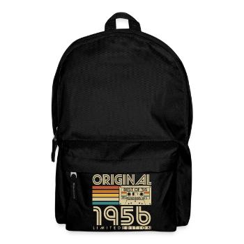 1956 Birthday Retro Vintage Vintage Gift - Backpack - black - Front