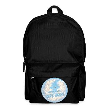 Hurra endlich Urlaub Urlaubszeit Urlaubstimmung - Rucksack - Schwarz - Vorne