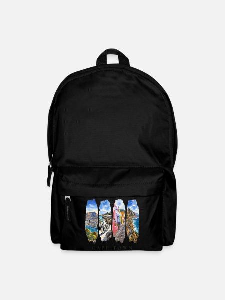 Kapstadt Urlaub Travel – Südafrika Stadt Motiv - Rucksack - Schwarz
