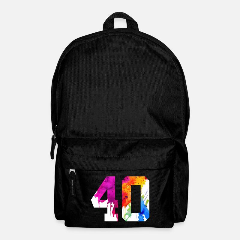 NUMMER 40 JAHRE ALT 40. GEBURTSTAG - Rucksack - Schwarz