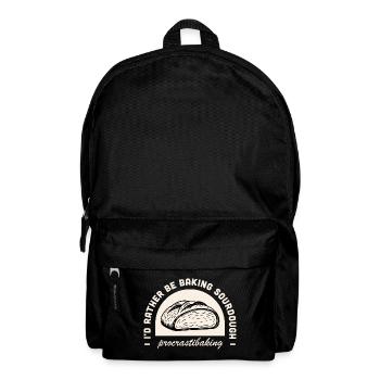 Sourdough bread lover funny quotes - Backpack - black - Front