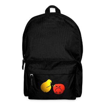 Apple et poire - Sac à dos - noir - Devant