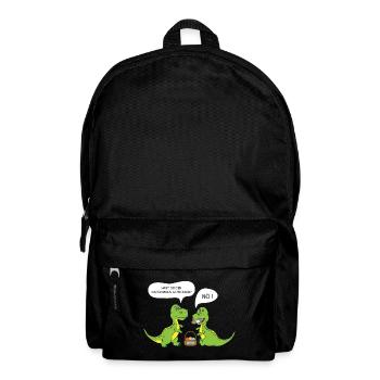Did you eat the Easter ? Dinosaur - Backpack - black - Front