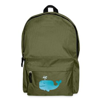 Whale - Backpack - olive green - Front