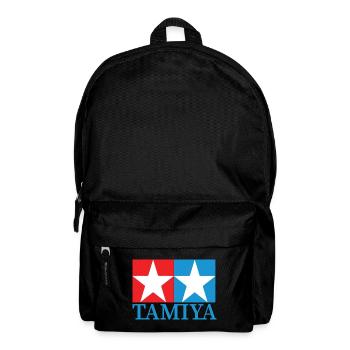 Tamiya Logo - Backpack - black - Front