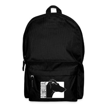 Kurzhaar Foxterrier Profil Wilsigns Hunde Hund - Rucksack - Schwarz - Vorne