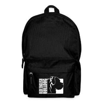 Olde English Bulldog Profil Hunde Hund Wilsigns - Rucksack - Schwarz - Vorne