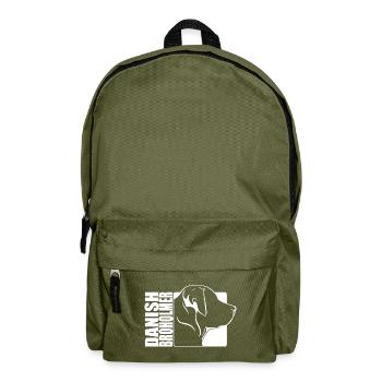 Danish Broholmer Profile Dogs Dog Wilsigns - Backpack - olive green - Front