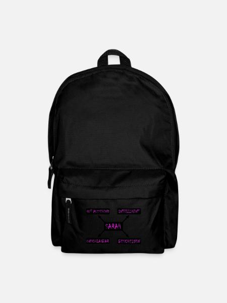 Sarah Gift for Sarah - Backpack - black