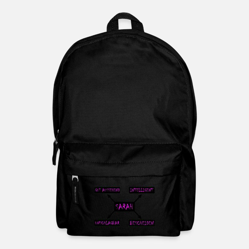 Sarah Geschenk für Sarah - Rucksack - Schwarz