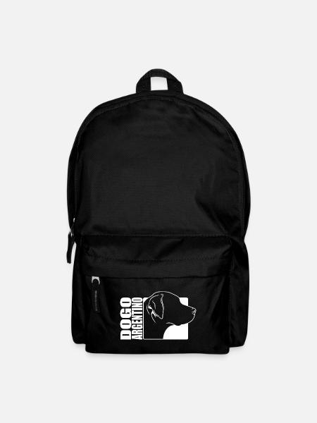 Dogo Argentino Profil Hunde Hund Wilsigns - Rucksack - Schwarz