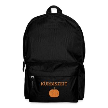 Pumpkin Time Autumn Motif - Backpack - black - Front