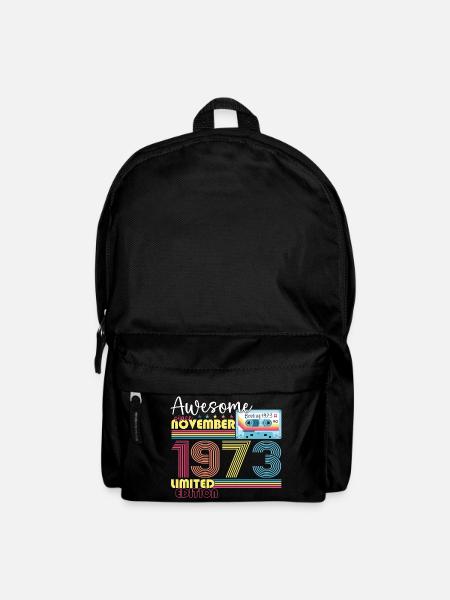November Jahrgang 1973 49. Geburtstag Geschenk - Rucksack - Schwarz