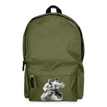 2 Jiu Jitso Fighter Gift - Backpack - olive green - Front