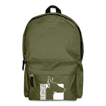 Xoloitzcuintle Profil Hund Hunde Wilsigns - Rucksack - Olivgrün - Vorne