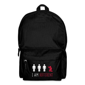i am different photographer - Backpack - black - Front