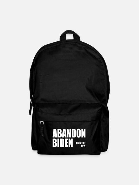 Abandon biden - Rucksack - Schwarz