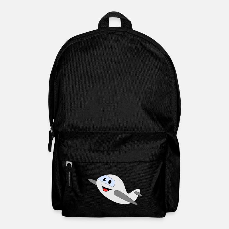 plane - Backpack - black