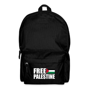 Free palestine - Rucksack - Schwarz - Vorne