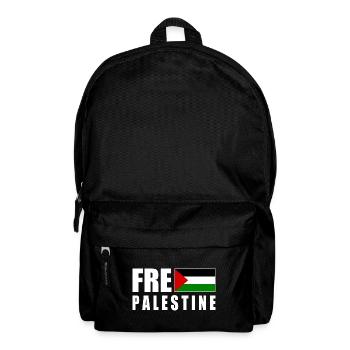 Free palestine - Rucksack - Schwarz - Vorne