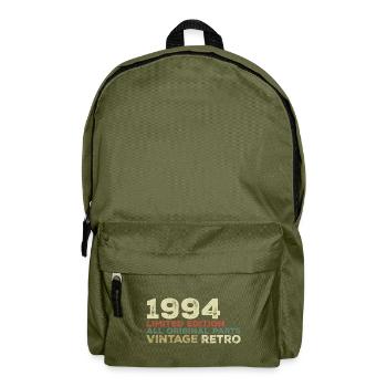 1994 Born Vintage 1994 Retro Geburtstagsgeschenk - Rucksack - Olivgrün - Vorne
