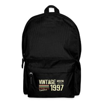1997 Vintage Rétro Cadeau D'anniversaire 1997 - Sac à dos - noir - Devant